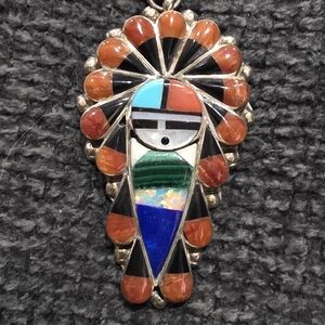 Stanford Gchachu Inlaid Pendant